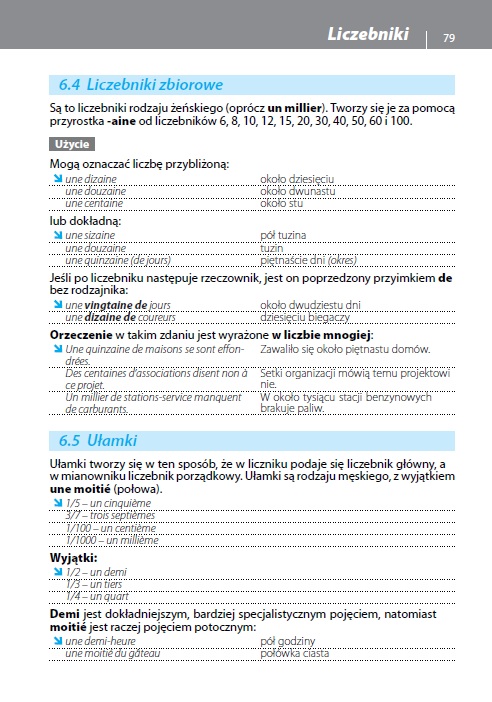 Gramatyka języka francuskiego  z praktycznymi przykładami