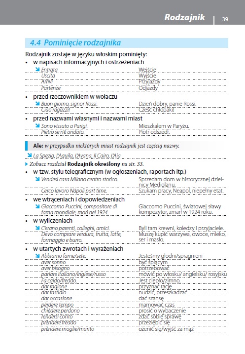 Gramatyka języka włoskiego z praktycznymi przykładami