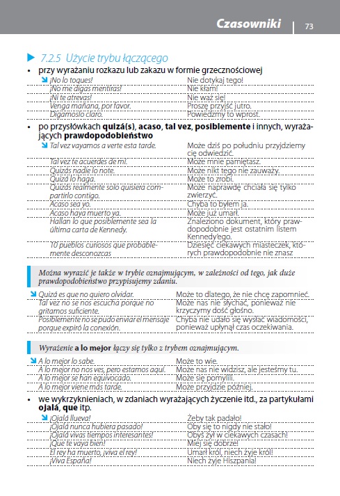 Gramatyka języka hiszpańskiego z praktycznymi przykładami