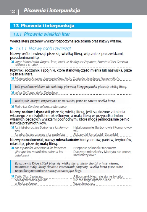 Gramatyka języka hiszpańskiego z praktycznymi przykładami